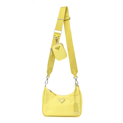 Prada Nylon Saffiano Re-Edition 2005 Shoulder Bag Ananas 1 of 9