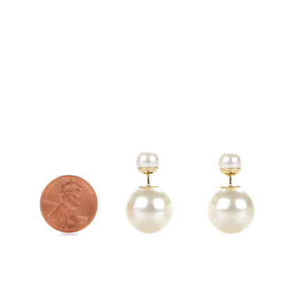 Christian Dior Pearl Mise En Dior Tribal Earrings 2 of 5