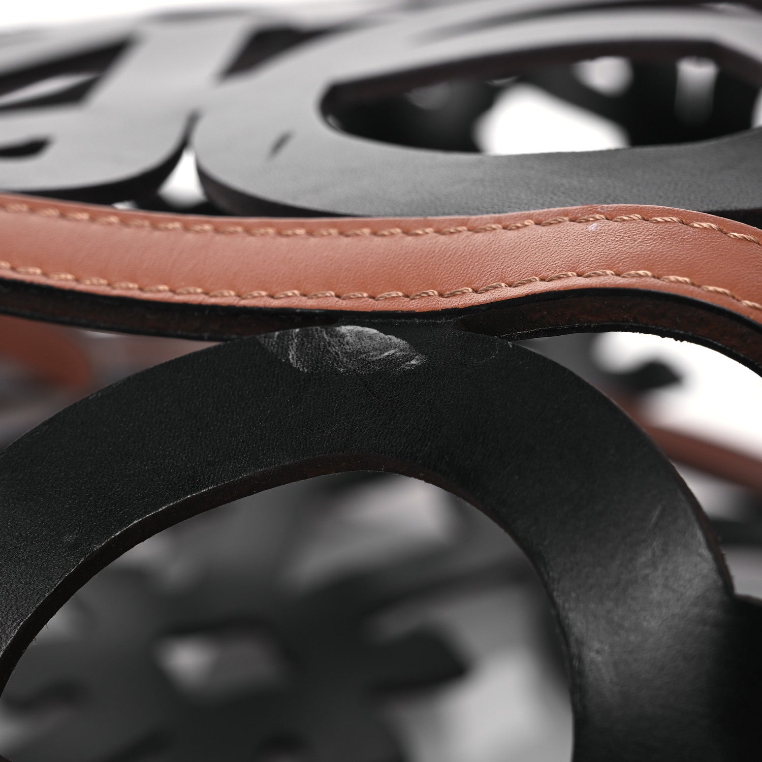 Loewe Smooth Calfskin Small Anagram Cutout Tote Black 11 of 15