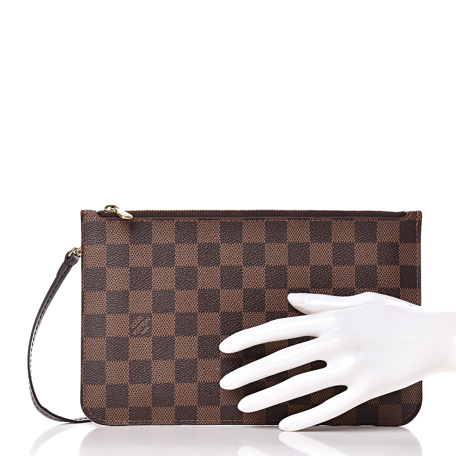 Louis Vuitton Damier Ebene Neverfull MM GM Pochette 2 of 17