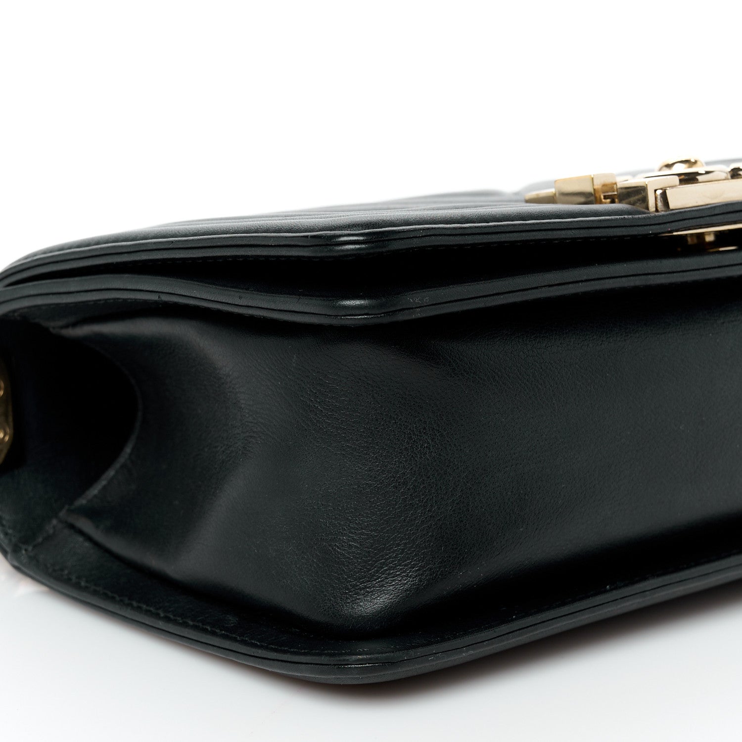 Chanel Lambskin Chevron Quilted Small Boy Flap Black 9 of 10