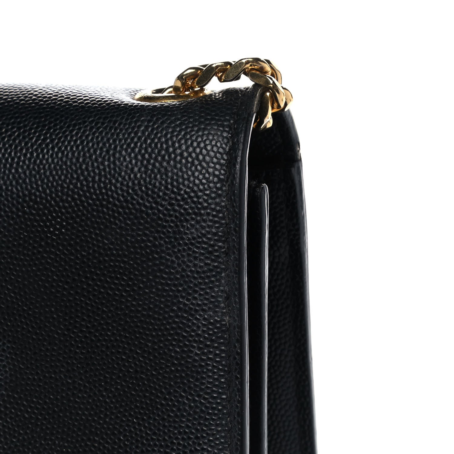Saint Laurent Grain De Poudre Medium Classic Monogram Kate Satchel Black 10 of 11