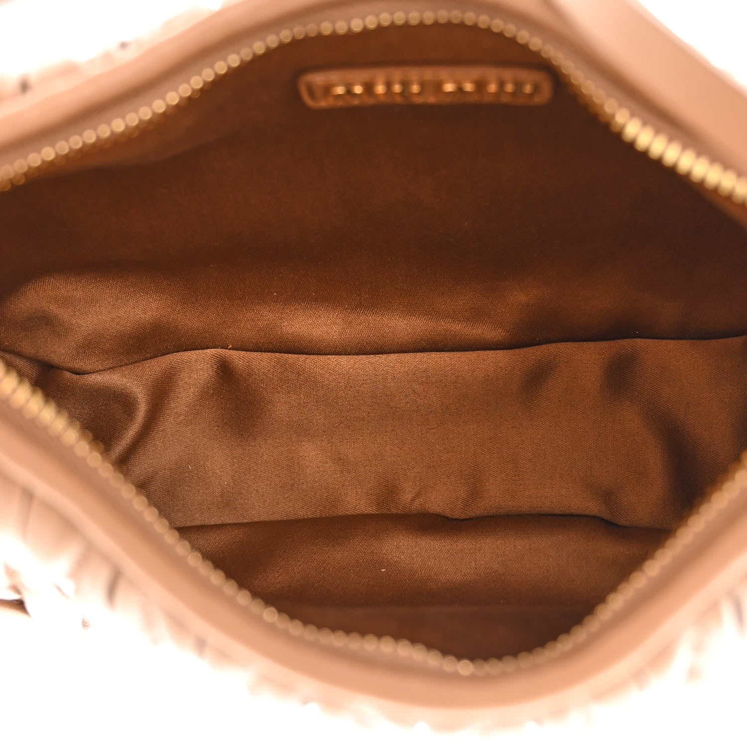 Miu Miu Nappa Matelasse Regular Wander Hobo Caramel 5 of 11