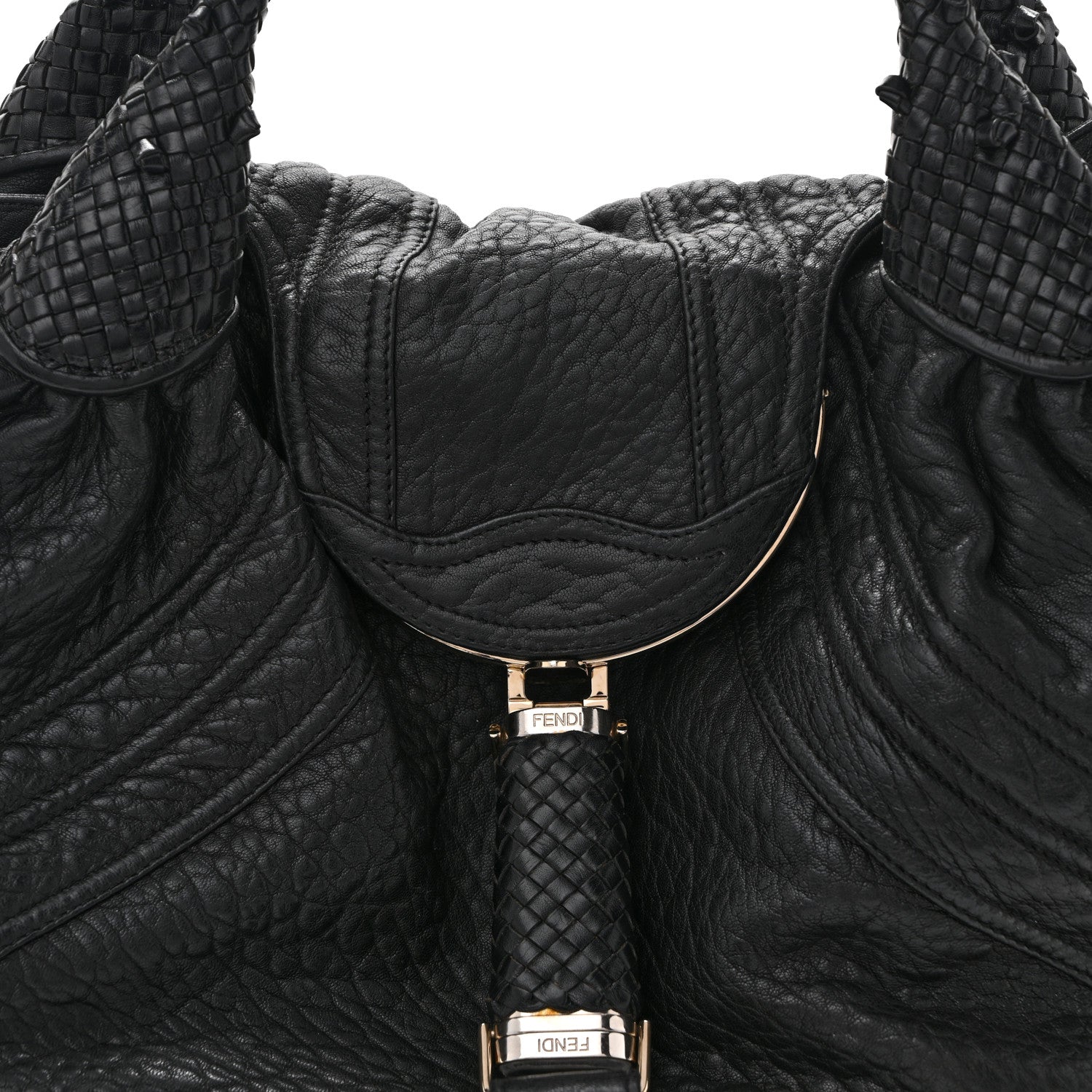 Fendi Nappa Nuvolata Spy Black 8 of 13