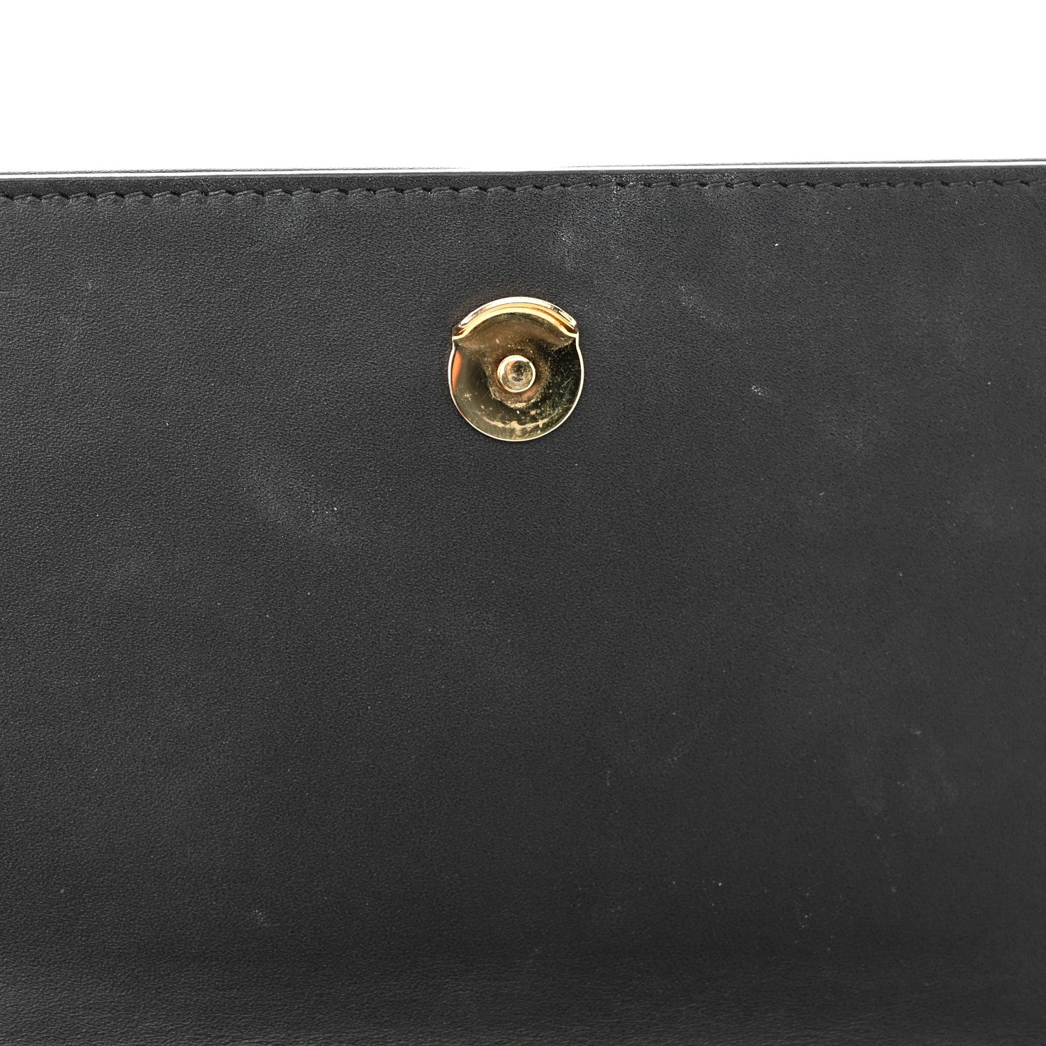 Saint Laurent Smooth Calfskin Classic Monogram Kate Tassel Chain Wallet Black 10 of 10