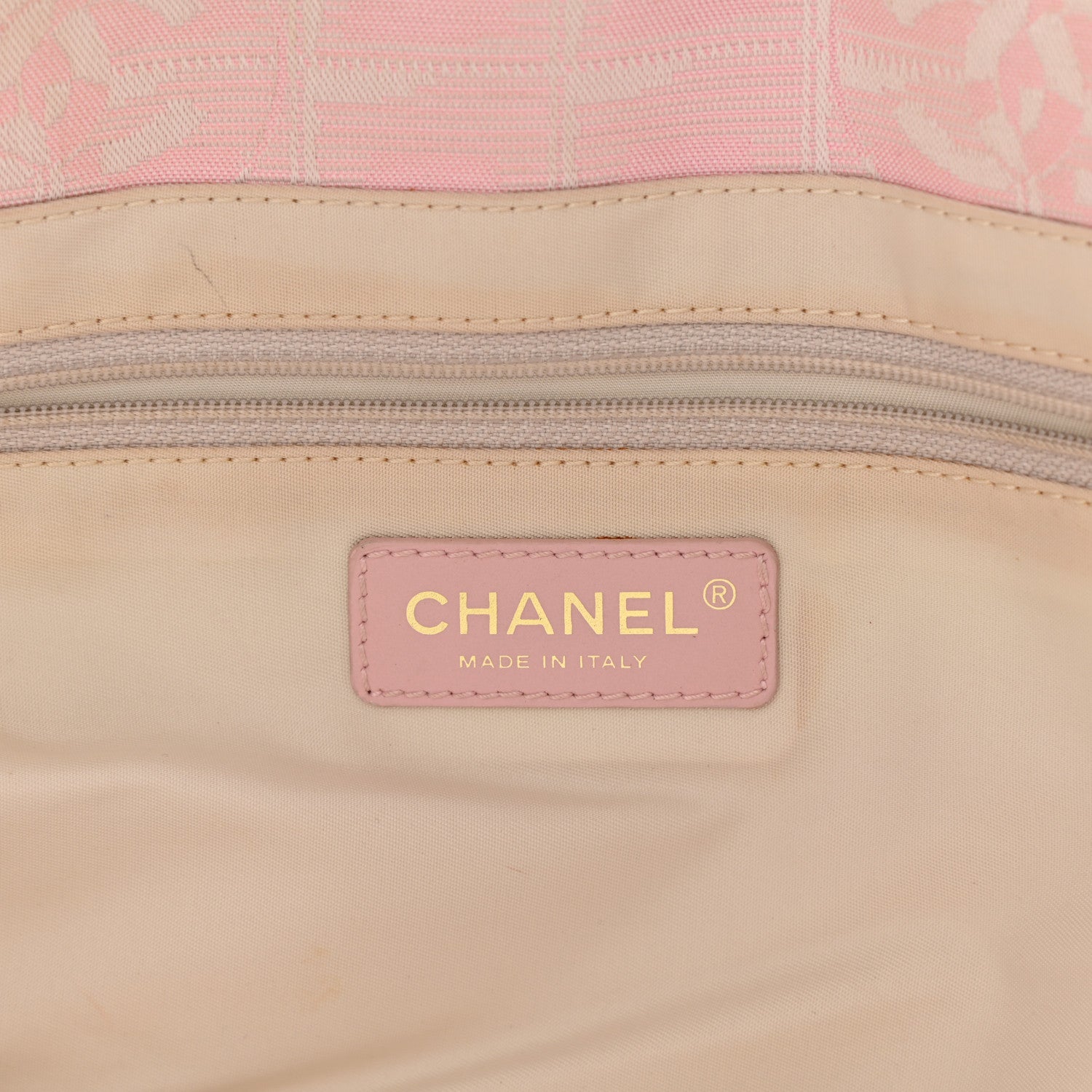 Chanel Nylon Travel Large Tote Pink 6 of 11