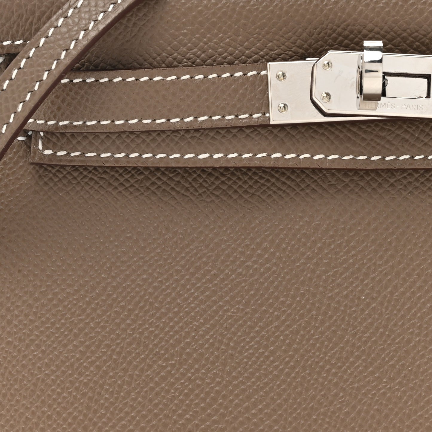 Epsom Mini Kelly Sellier 20 Etoupe