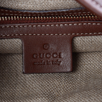 Gucci Calfskin Web Medium Jackie O Bouvier Hobo Brown 8 of 9