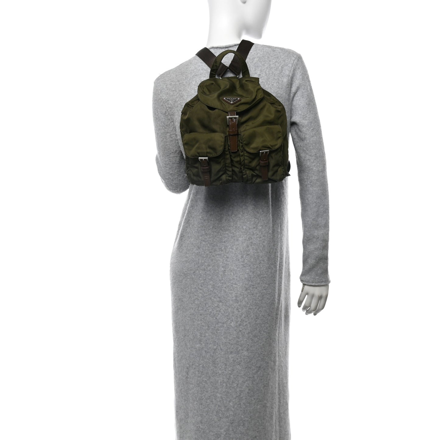 Nylon Vela Small Backpack Bruciato
