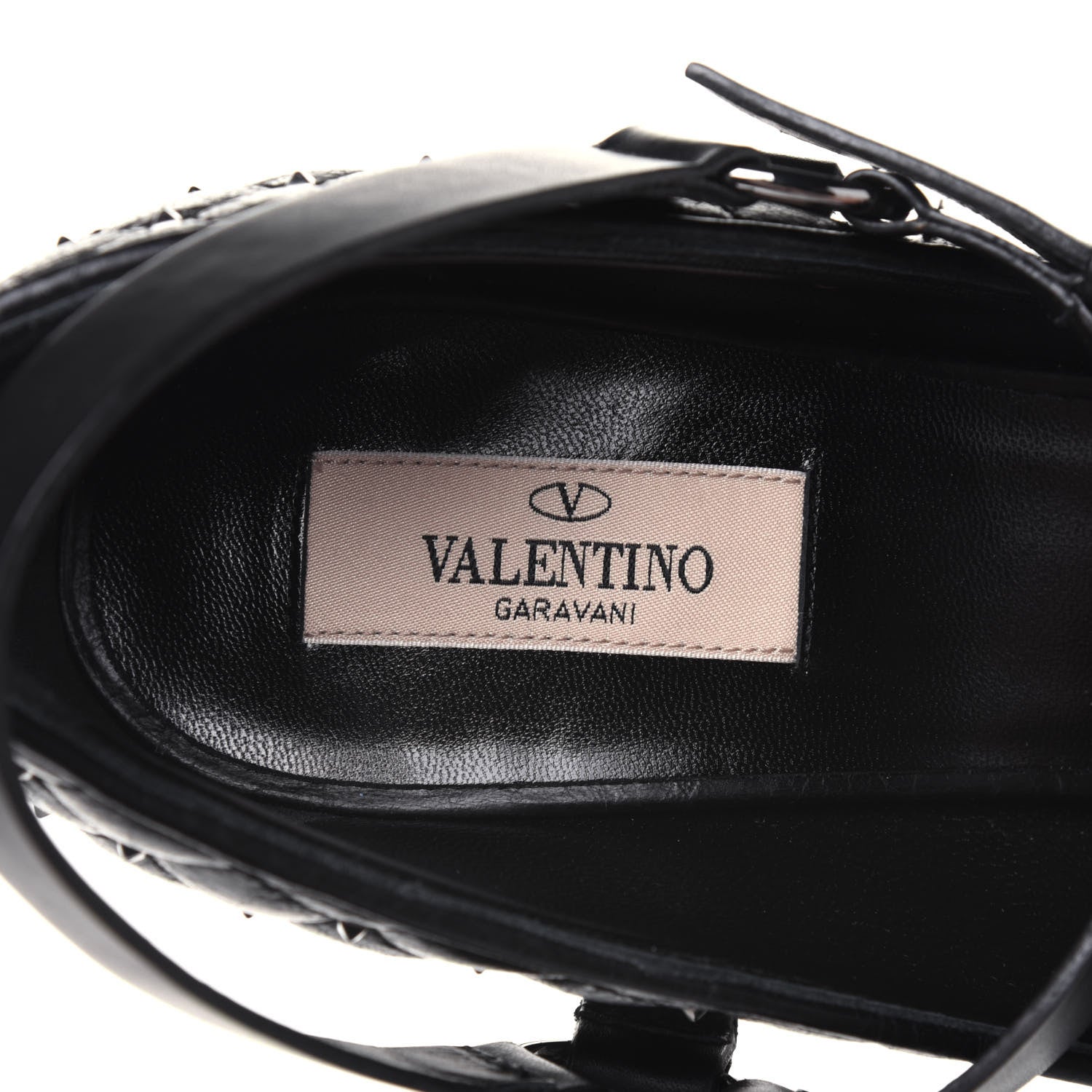 Valentino Garavani Nappa Rockstud Spike Mary Jane 105mm Pumps 40 Black 7 of 9