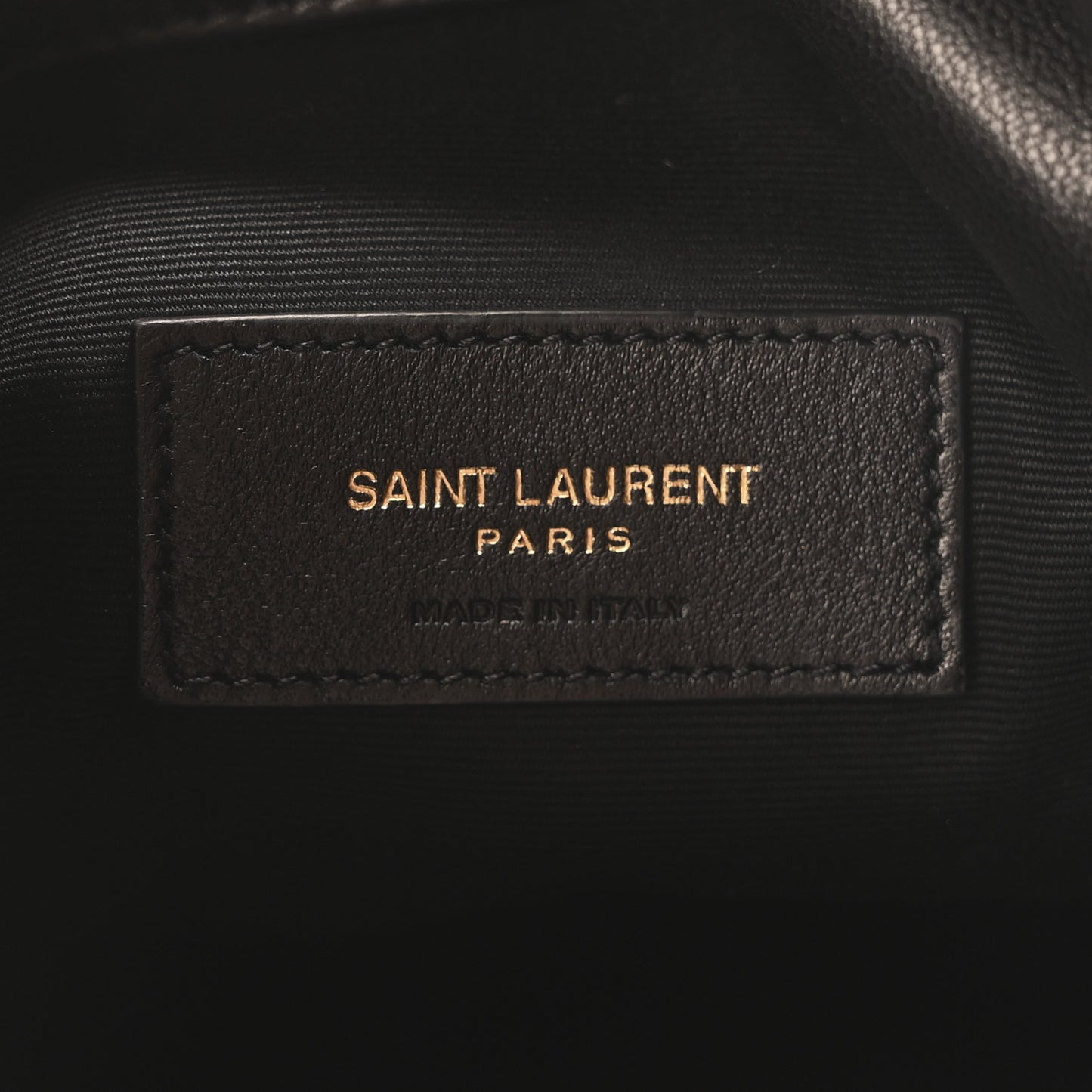 Lambskin Matelasse Monogram Medium Jamie 4.3 Pochon Black