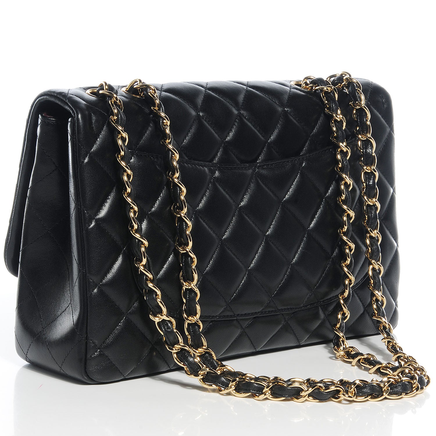 Chanel Lambskin Jumbo Single Flap Black 3 of 8