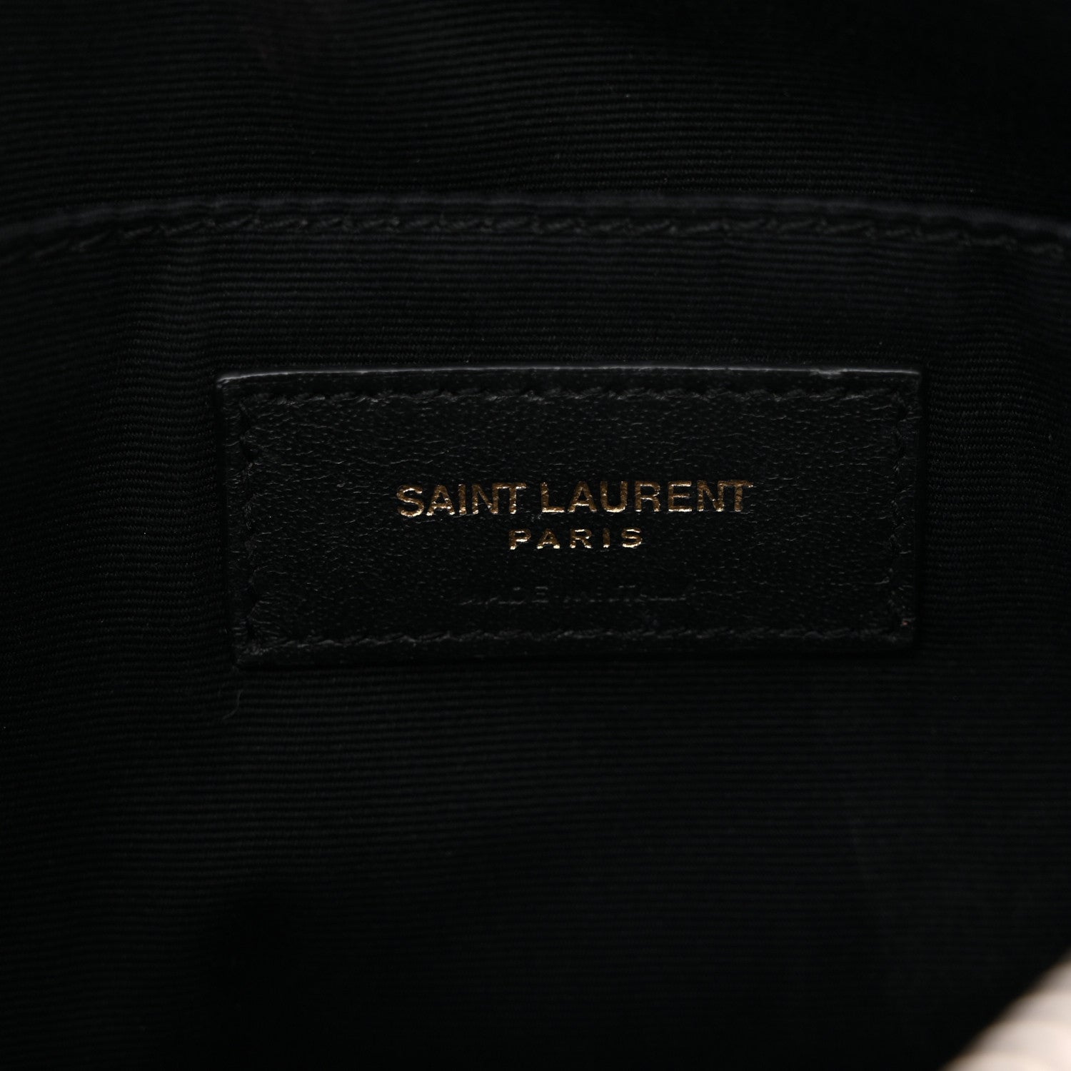 Saint Laurent Calfskin Matelasse Monogram Lou Camera Bag Black 6 of 15