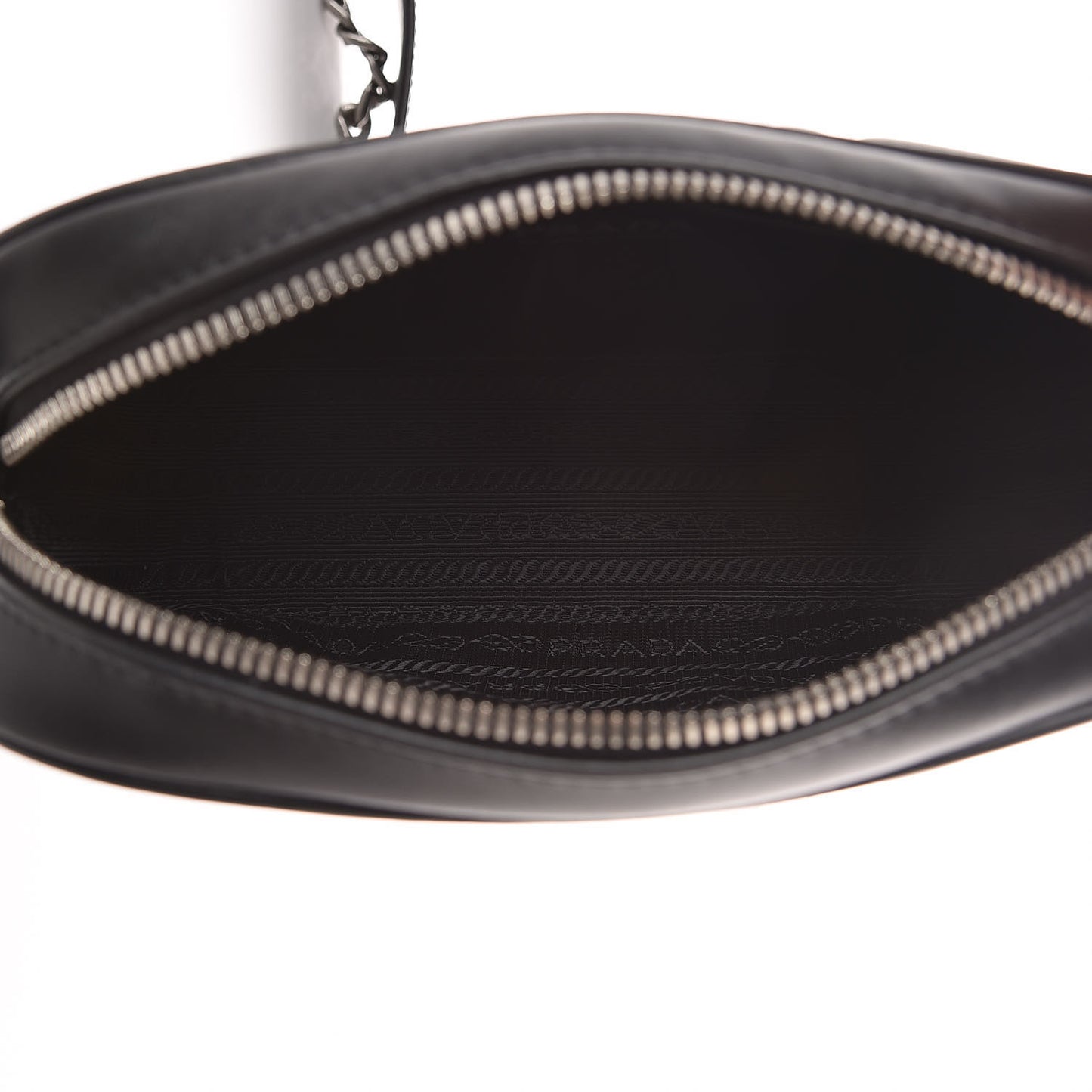 Soft Calfskin Diagramme Crossbody Bag Black