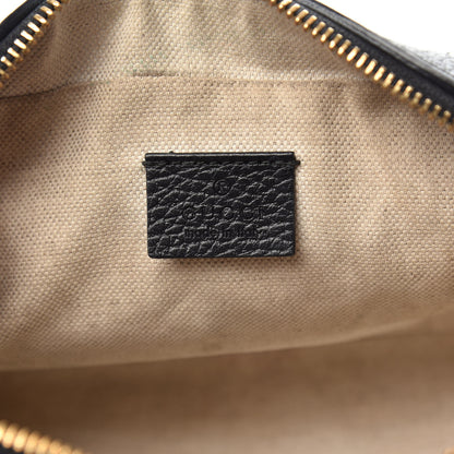 Gucci Grained Calfskin Sylvie Web Kingsnake Small Camera Bag Black Multicolor 6 of 13