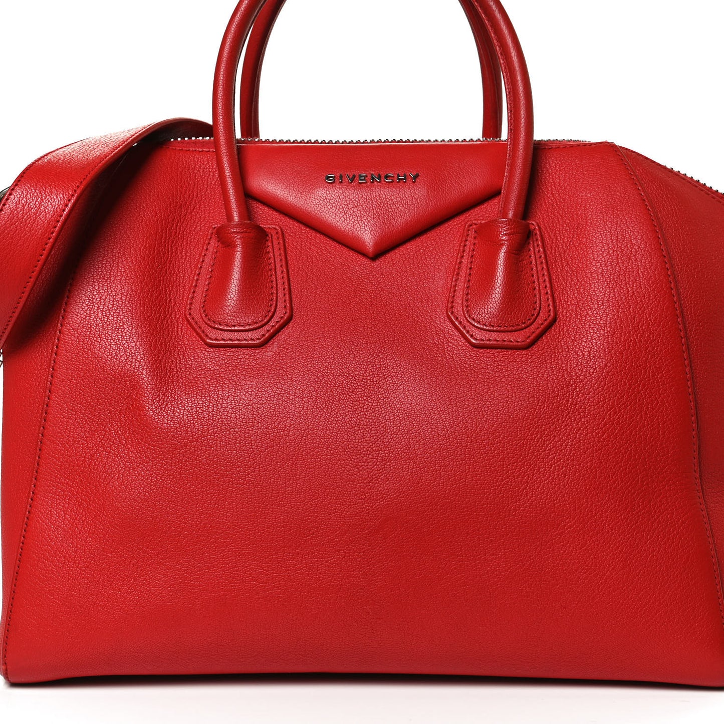 Sugar Goatskin Medium Antigona Red