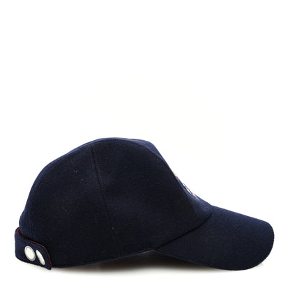 Hermes Cashmere Canvas Swift Davis H Sellier Cap 58 Marine 6 of 8