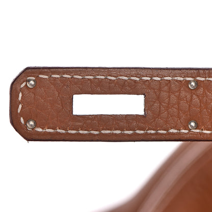 Hermes Taurillon Clemence Birkin 35 Gold 13 of 45