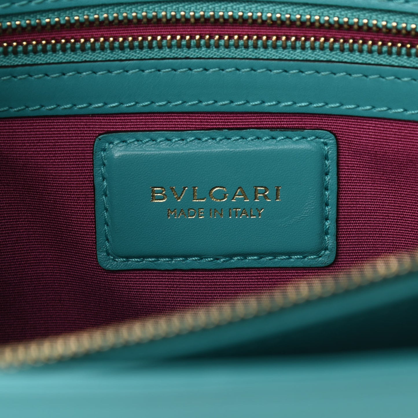 Calfskin Serpenti Forever Shoulder Bag Tropical Turquoise