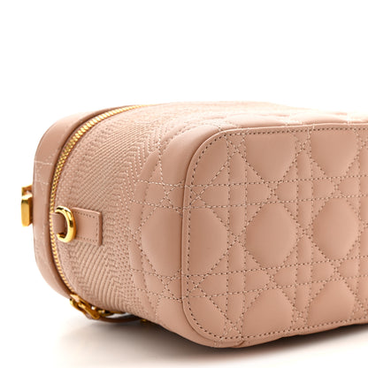 Christian Dior Lambskin Cannage Small Diortravel Vanity Case Rose Des Vents 8 of 10
