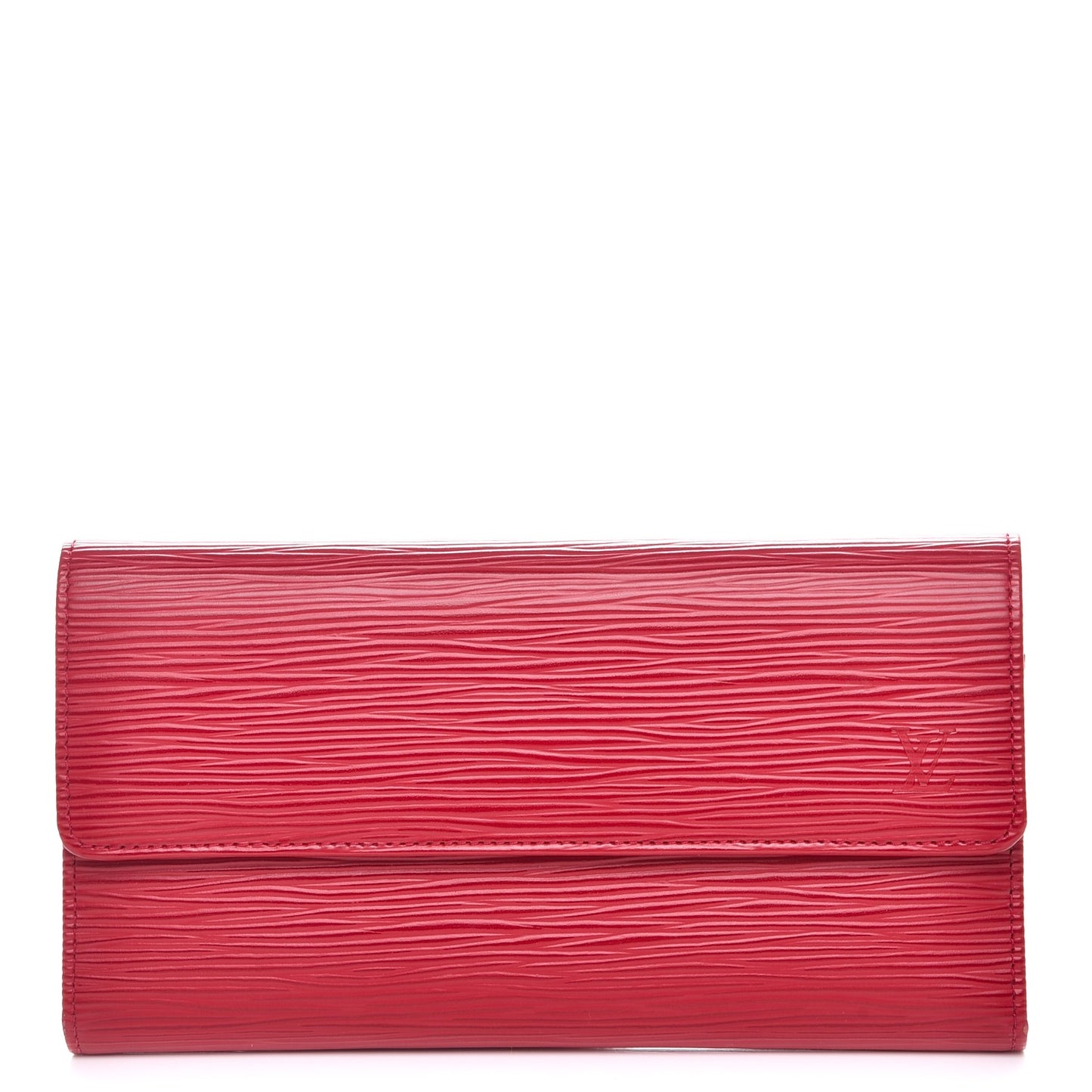 Epi Porte Tresor International Wallet Rouge