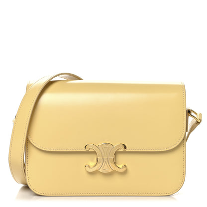 Celine Shiny Calfskin Medium Triomphe Pollen 1 of 11