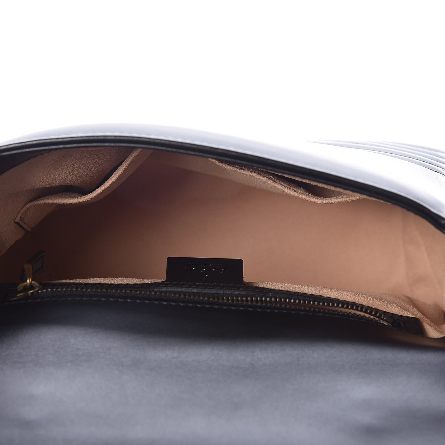Calfskin Matelasse Small GG Marmont Top Handle Shoulder Bag Black