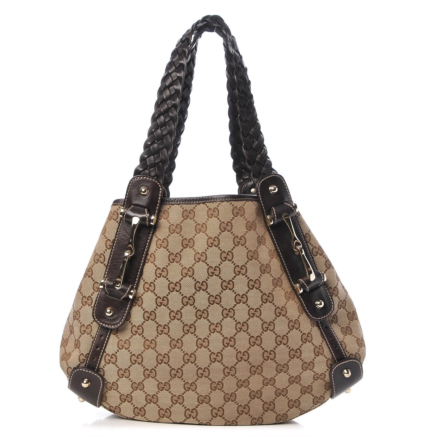 Gucci Monogram Small Pelham Shoulder Bag Dark Brown 1 of 7