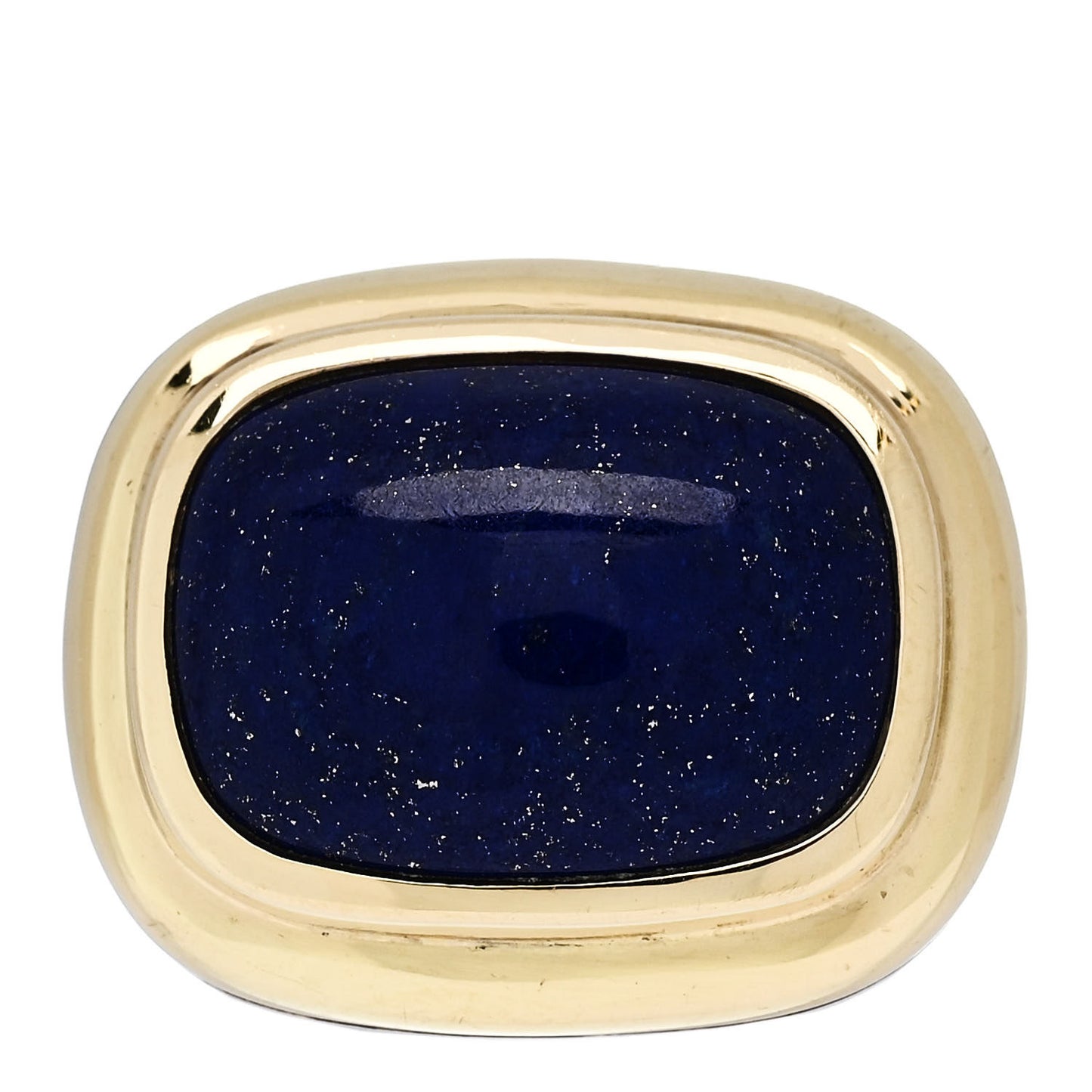 Sterling Silver 18K Yellow Gold Lapis Lazuli Waverly Ring 57 8