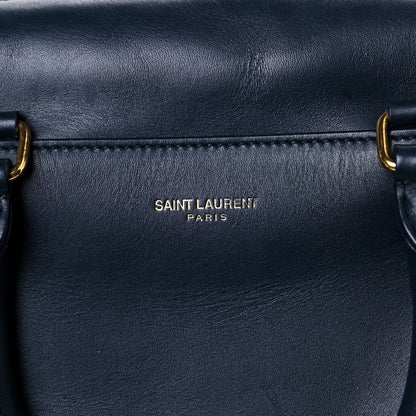 Saint Laurent Calfskin Classic Baby Duffle Navy Blue 19 of 27