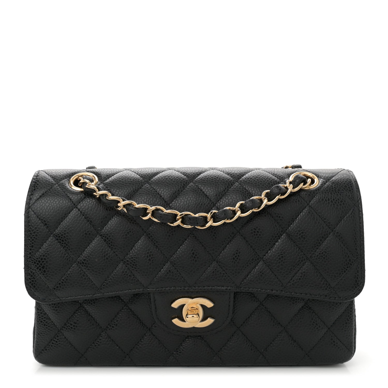 Chanel Caviar Quilted Small Double Flap Black 1 of 11
