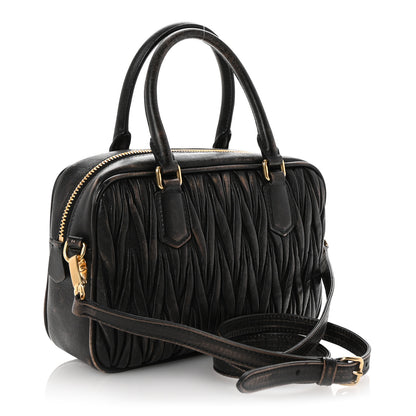 Miu Miu Nappa Matelasse Arcadie Top Handle Bag Sabbia Caffe 3 of 9