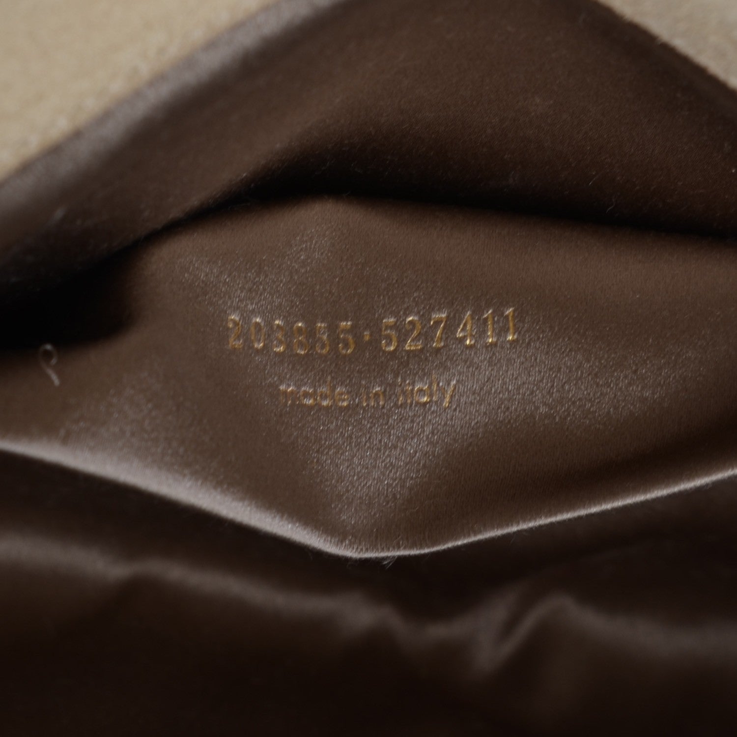 Saint Laurent Coated Calfskin Belle De Jour Clutch Light Gold 7 of 7