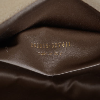 Saint Laurent Coated Calfskin Belle De Jour Clutch Light Gold 7 of 7