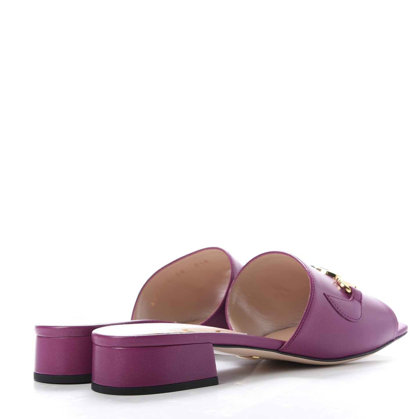 Malaga Kid Zumi Mid Heel Slide Sandals 38 Fucsia 80