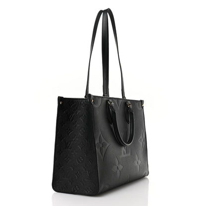 Louis Vuitton Empreinte Monogram Giant OnTheGo MM Black 3 of 10