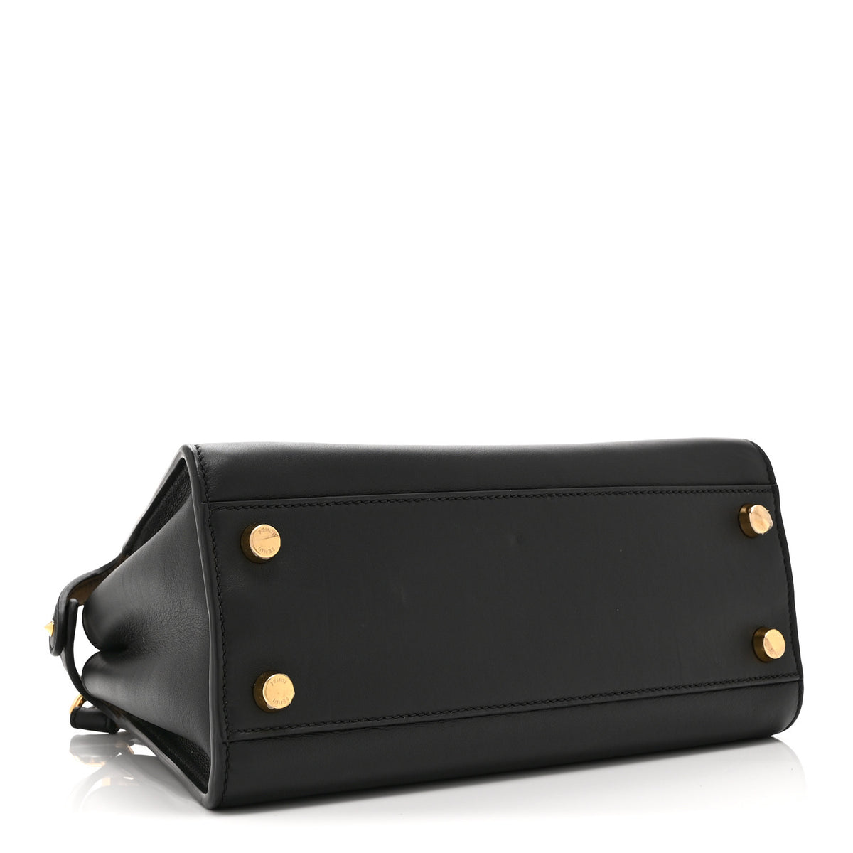 Vitello Tahiti Burro Medium Peekaboo Iconic Essentially Satchel Black Corda