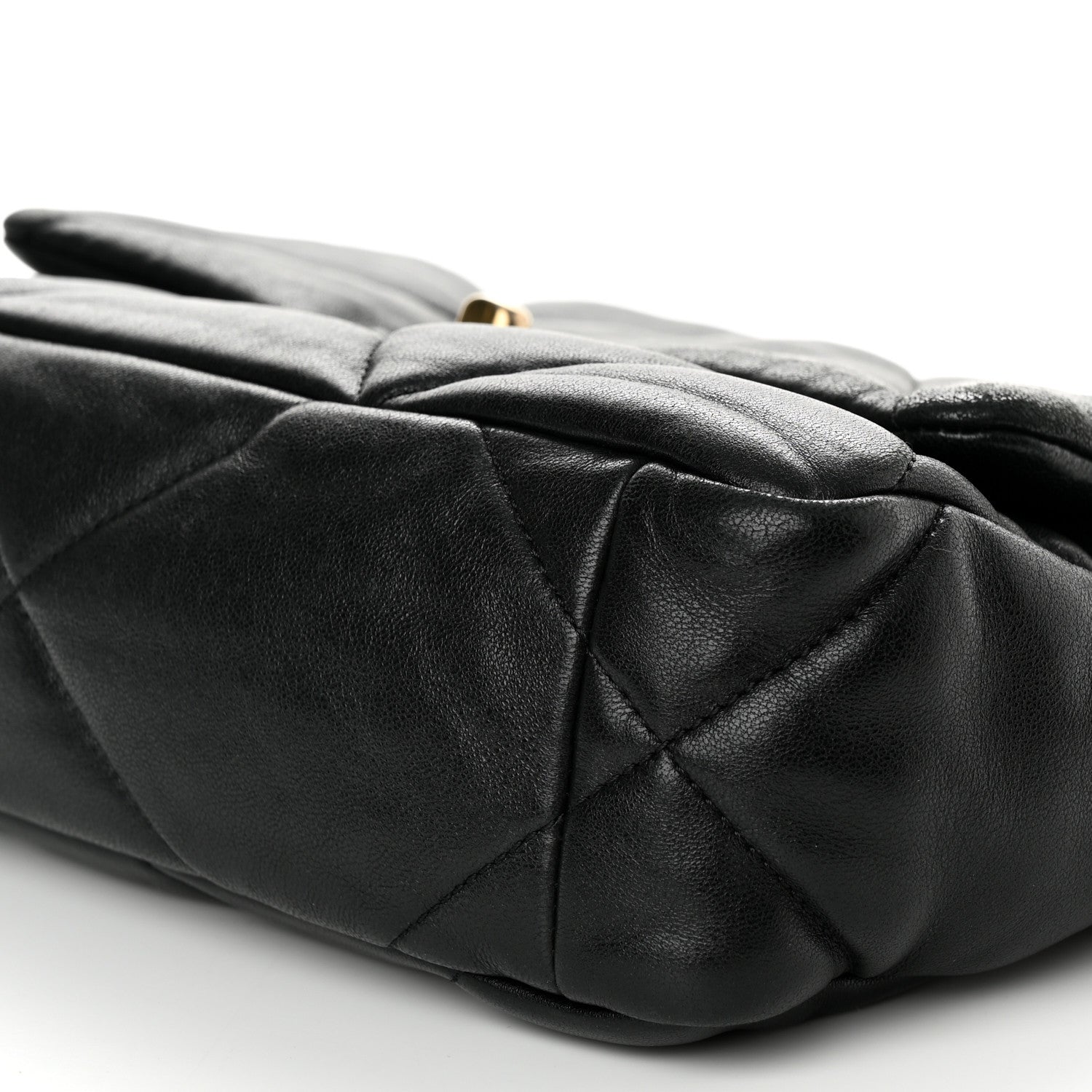 Chanel Lambskin Quilted Medium Chanel 19 Flap Black 10 of 11