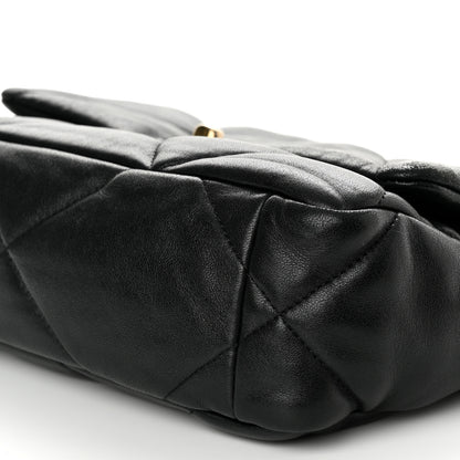 Chanel Lambskin Quilted Medium Chanel 19 Flap Black 10 of 11