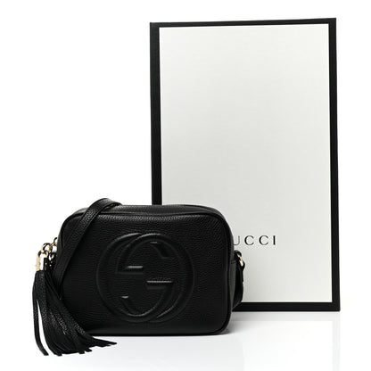 Gucci Pebbled Calfskin Small Soho Disco Bag Black 12 of 12