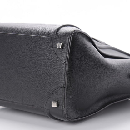 Celine Drummed Calfskin Mini Luggage Black 8 of 13