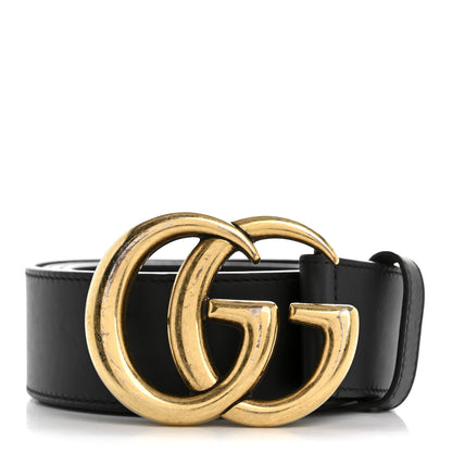 Gucci Calfskin Double G 40mm Belt 115 46 Black 1 of 7