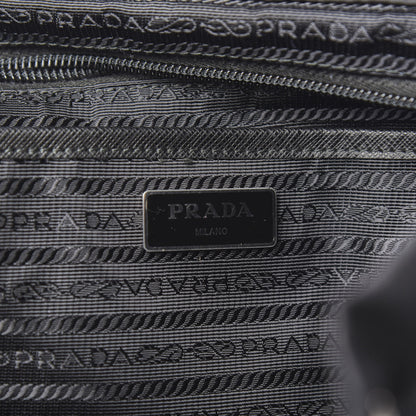 Prada Tessuto Nylon Saffiano Medium Backpack Black 5 of 9