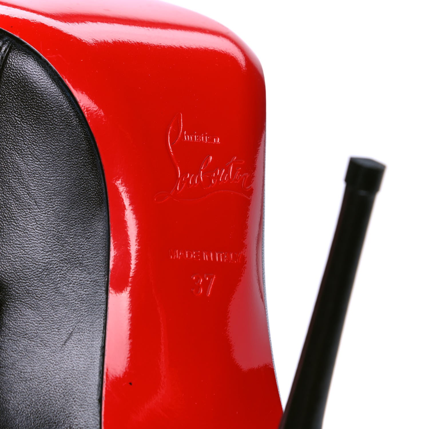 Christian Louboutin Calfskin Calamijane Booty 100 Ankle Boots 37 Black 5 of 7