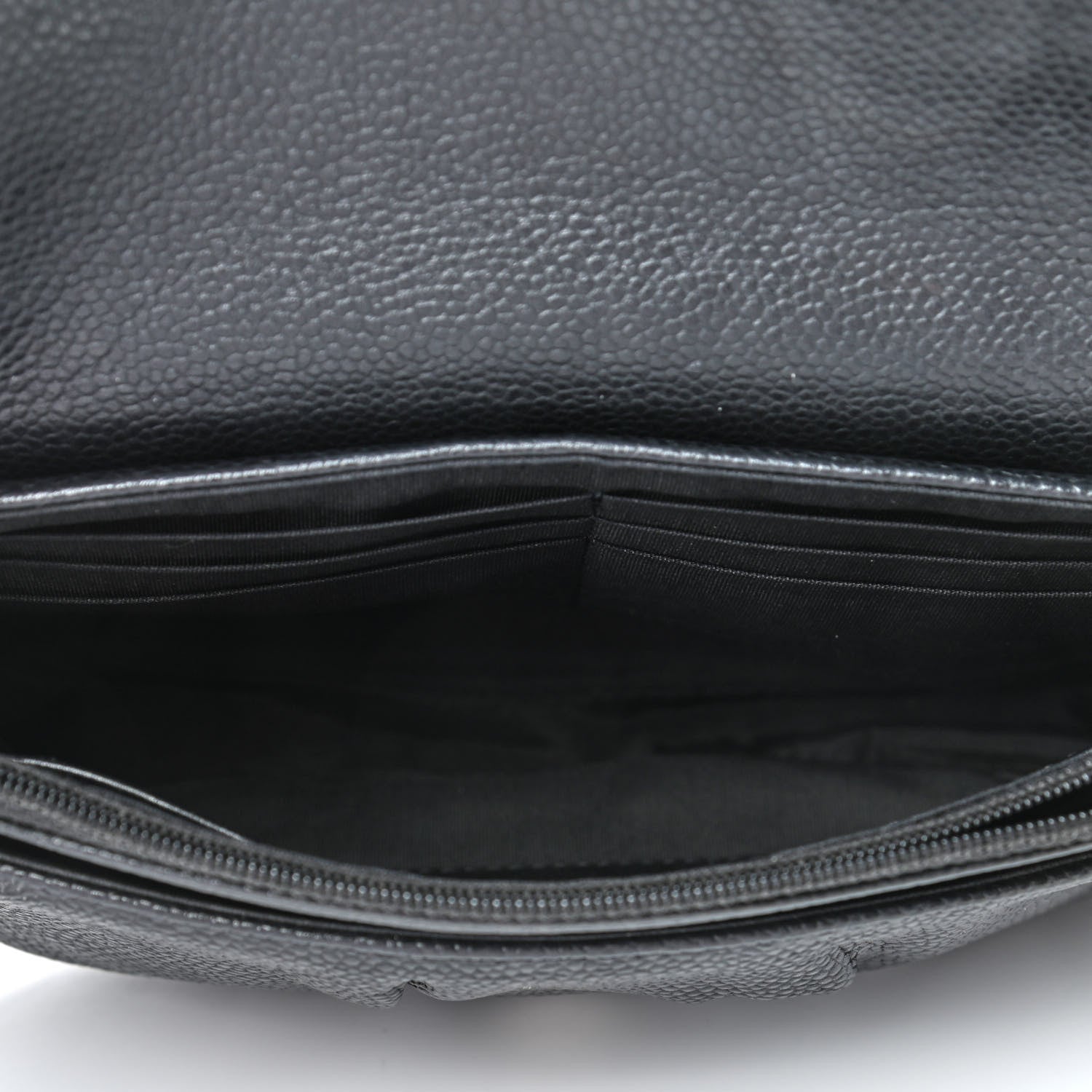 Chanel Caviar Half Moon Wallet On Chain WOC Black 4 of 4