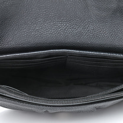 Chanel Caviar Half Moon Wallet On Chain WOC Black 4 of 4