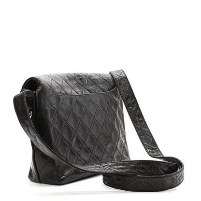 Chanel Lambskin Quilted CC Flap Shoulder Bag Black 2 of 9