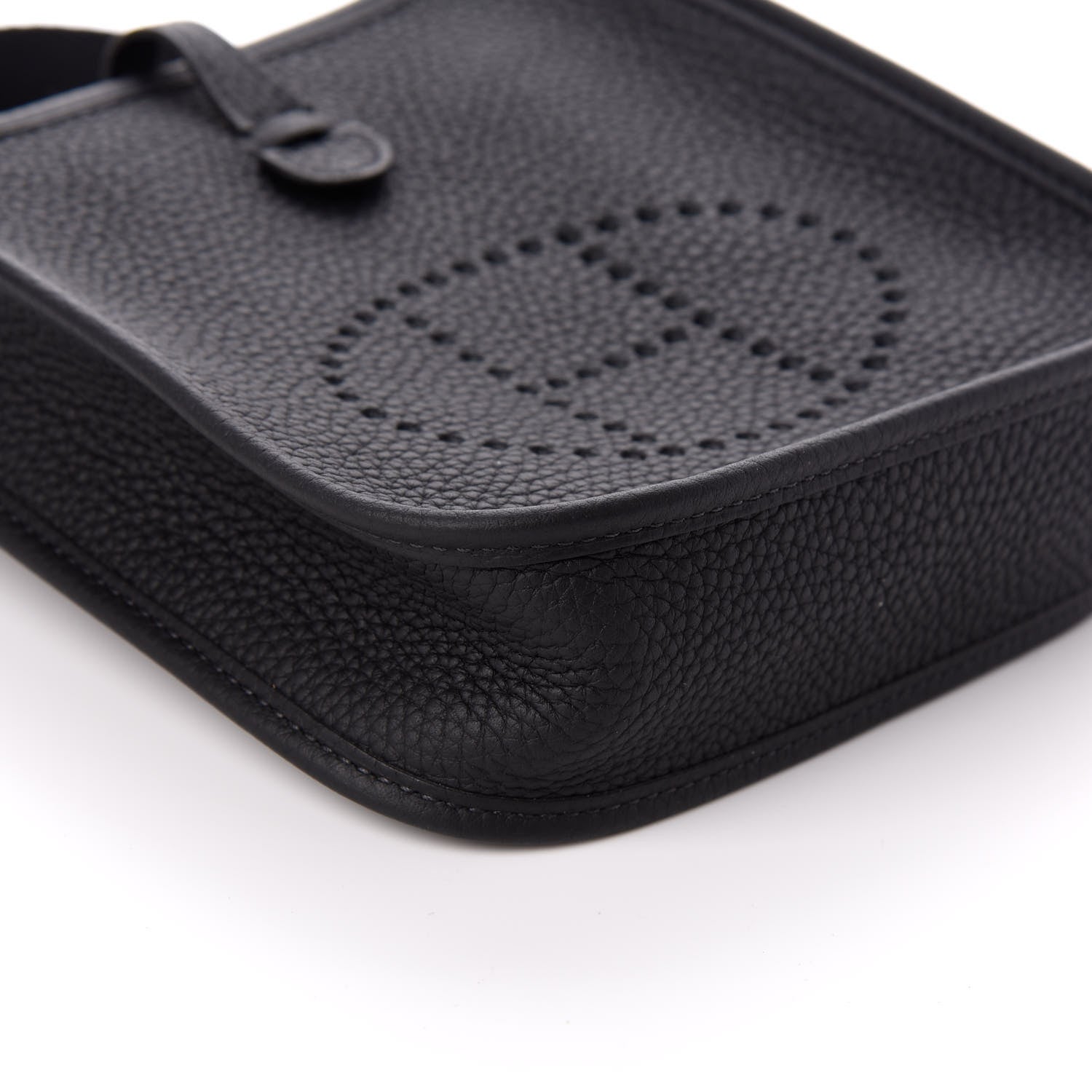 Hermes Taurillon Clemence Evelyne TPM Black 7 of 8