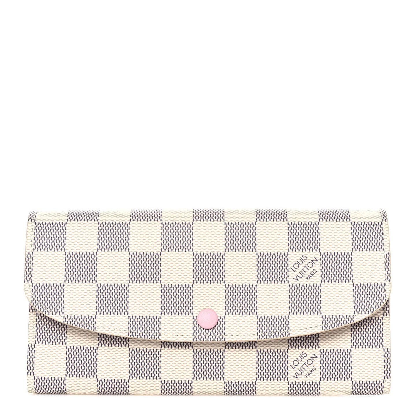 Damier Azur Emilie Wallet Rose Ballerine