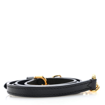 Louis Vuitton Calfskin Speedy Bandouliere 20 Shoulder Strap Black 2 of 3